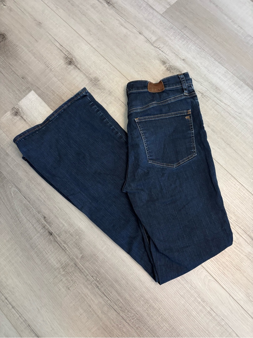 Madewell Flea Market Flare Jeans Womens 30 Dark Wash Bootcut Stretch Denim